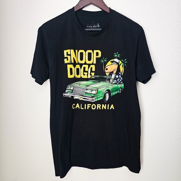 Joe Cool Snoop Dogg Black Graphic Tee size M - Picture 1 of 2